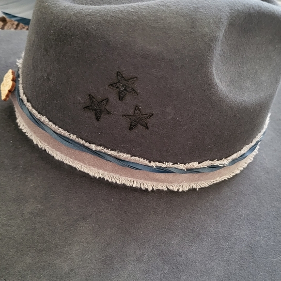 Custom Grey Wool Cowgirl Hat - Picture 5 of 14